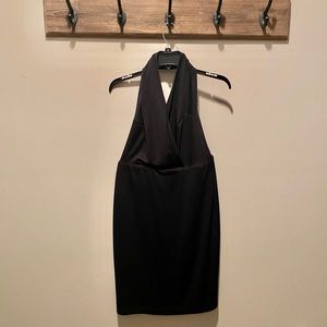 COPY - Moda International Black Halter Backless Dress